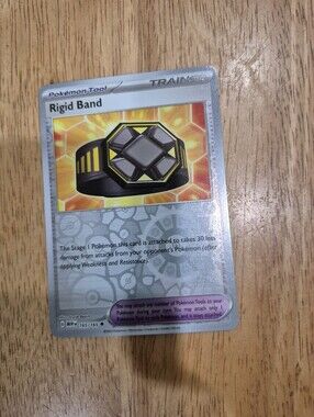 QTY 2 Rigid Band Pokémon Trainer Tool Card